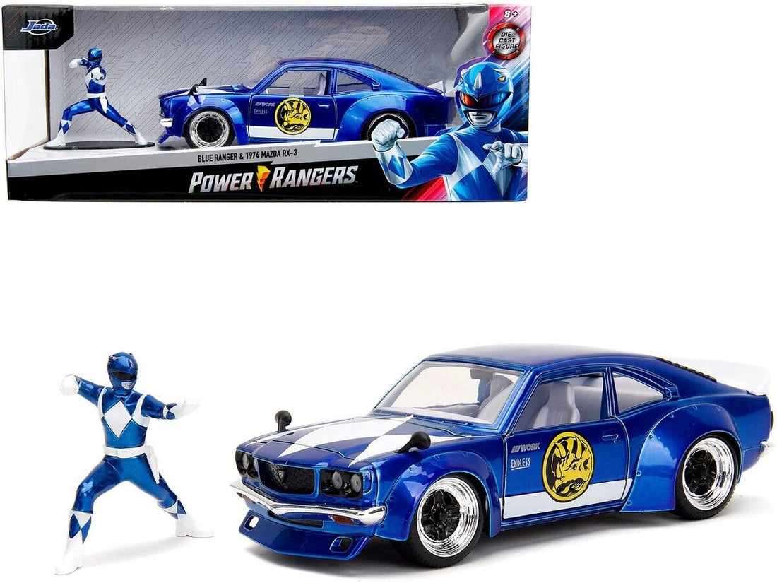 Power Rangers 1974 Mazda RX-3 with Ranger Figure