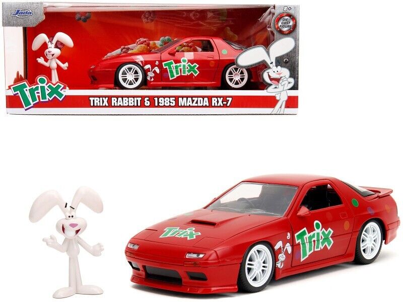1985 Mazda RX-7 With Trix Rabbit Figure