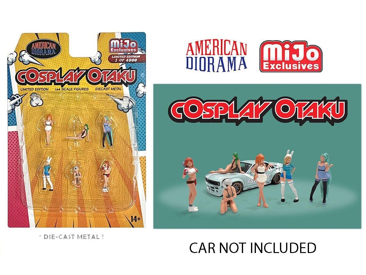 1:64 Cosplay Otak  Diecast Figures