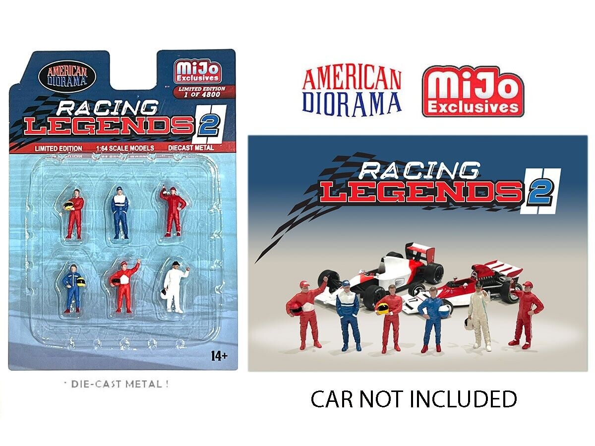 1:64 Racing legend 2 Diecast Figures