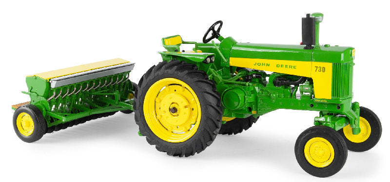 John Deere 730 Tractor with Grain Drill- Prestige Collection