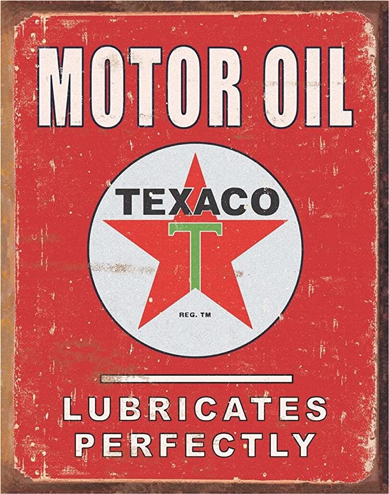 MOTOR OIL TEXACO LUBRICATES