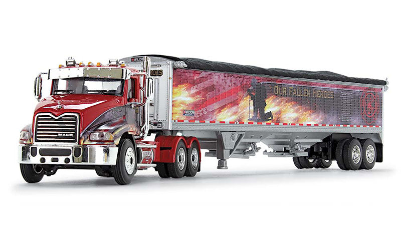 &quot;Our Fallen Heroes&quot; Mercier Transport - Mack Pinnacle with Minimizer Parts and Wilson Pacesetter 43&
