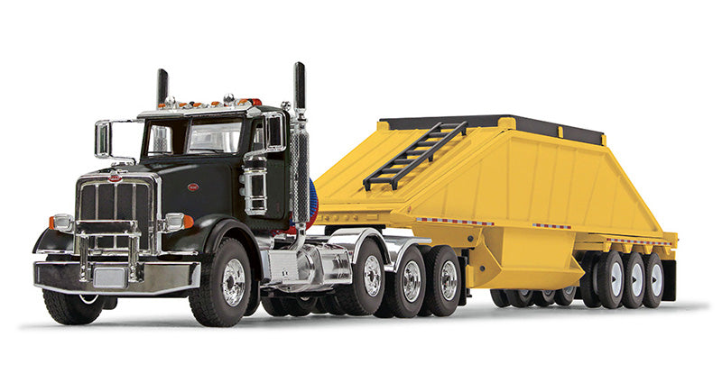Peterbilt Model 367 Day Cab with Bottom Dump Trailer
