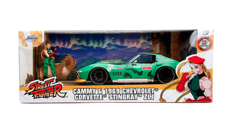1969 Chevrolet Corvette ZL1 with Cammy Figure &quot;Street Fighter&quot;