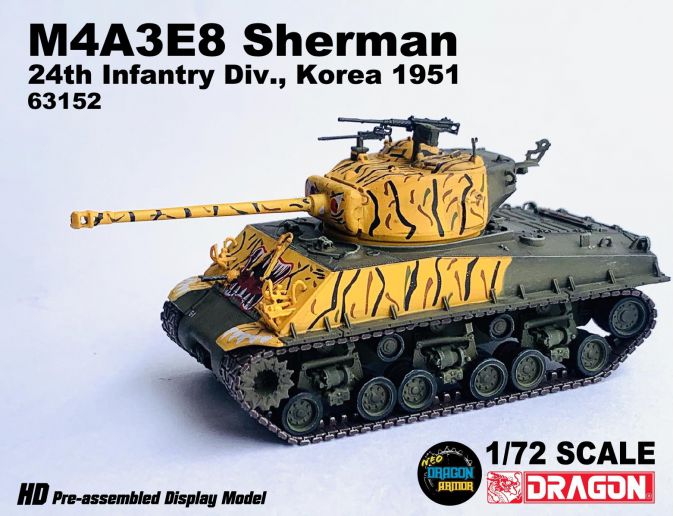 M4A3E8 Sherman 24th Infantry Div., Korea 1951