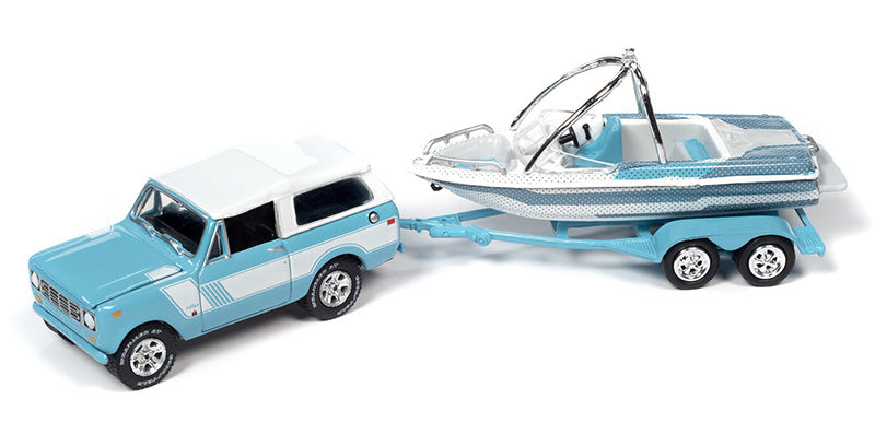 1979 International Scout II with Malibu Boat and Trailer