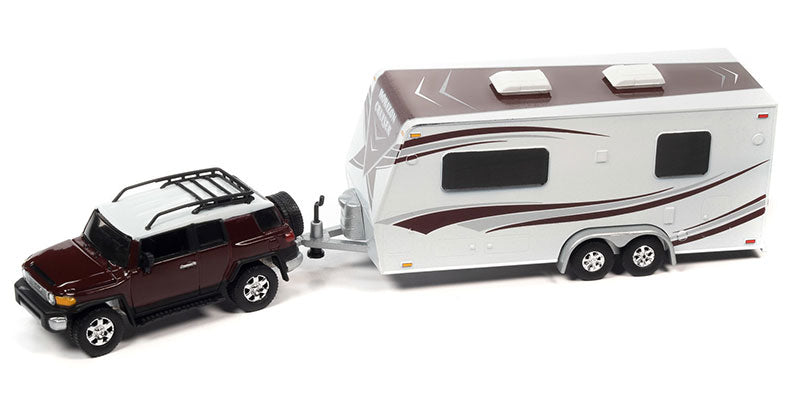 2010 Toyota FJ Cruiser with Camping Trailer