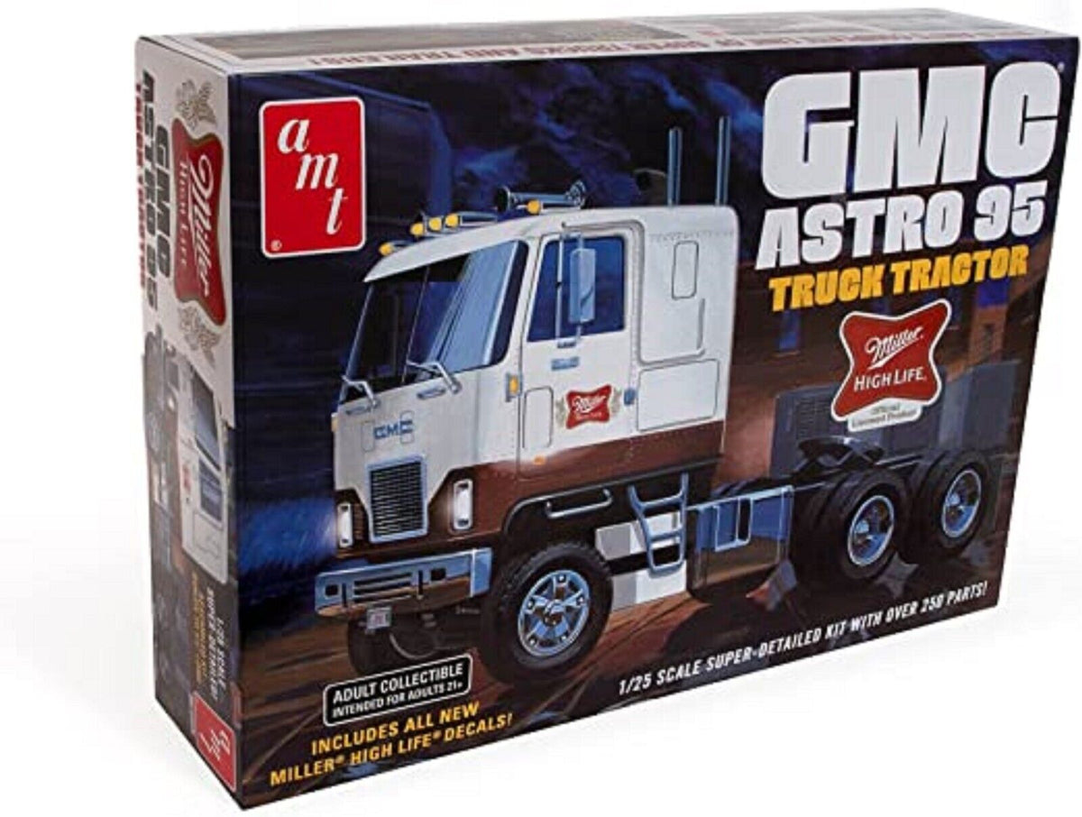 C Lab Model Kit Miller Beer GMC Astro 95 Semi Tractor Cab Model Kit – Nice Car Collection