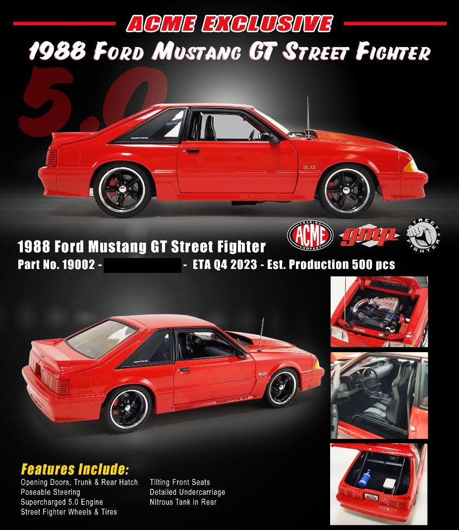 Ford Mustang GT 1988 &quot;Street Fighter&quot; (Fin 2023)