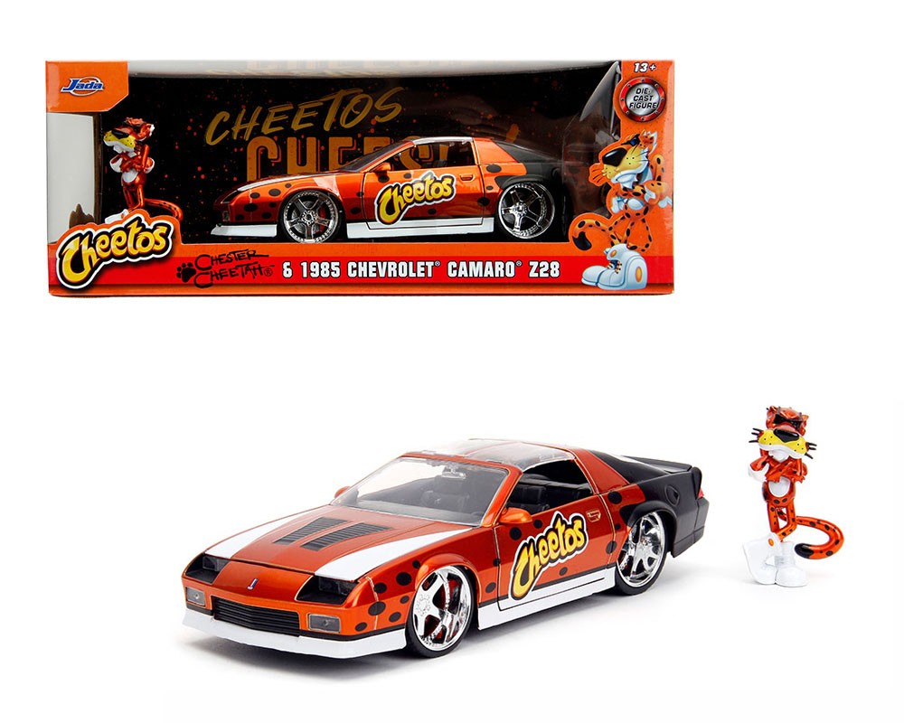 1985 CHEVROLET CAMARO SS with CHESTER CHEETAH FIGURE (Cheetos)