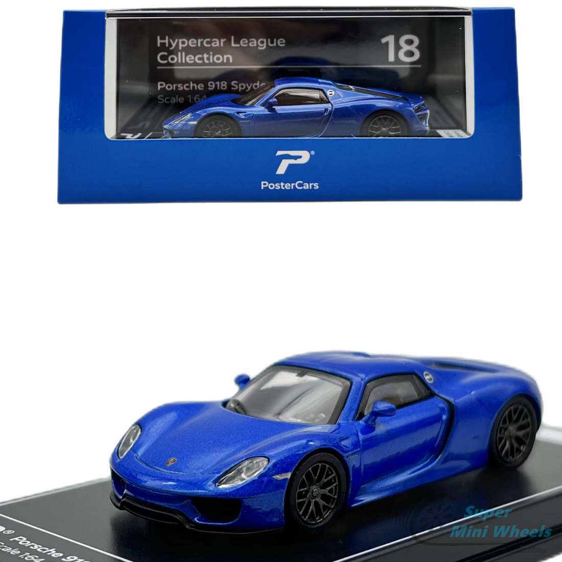Porsche 918 Spyder Blue - Hypercar League Collection 