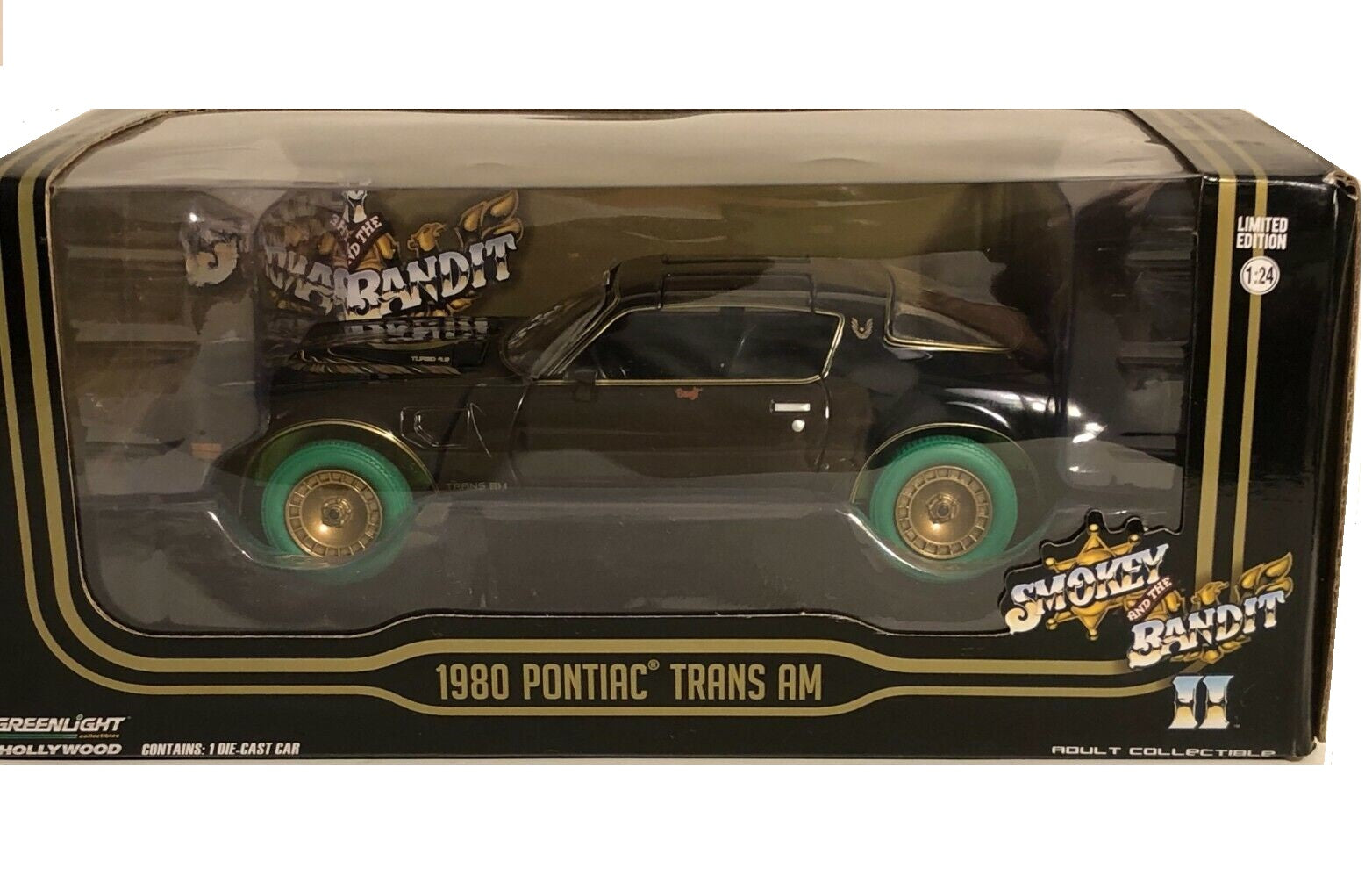 Pontiac Firebird Trans Am 1980 &quot;Smokey and the Bandit II&quot; GREEN MACHINE Chase car