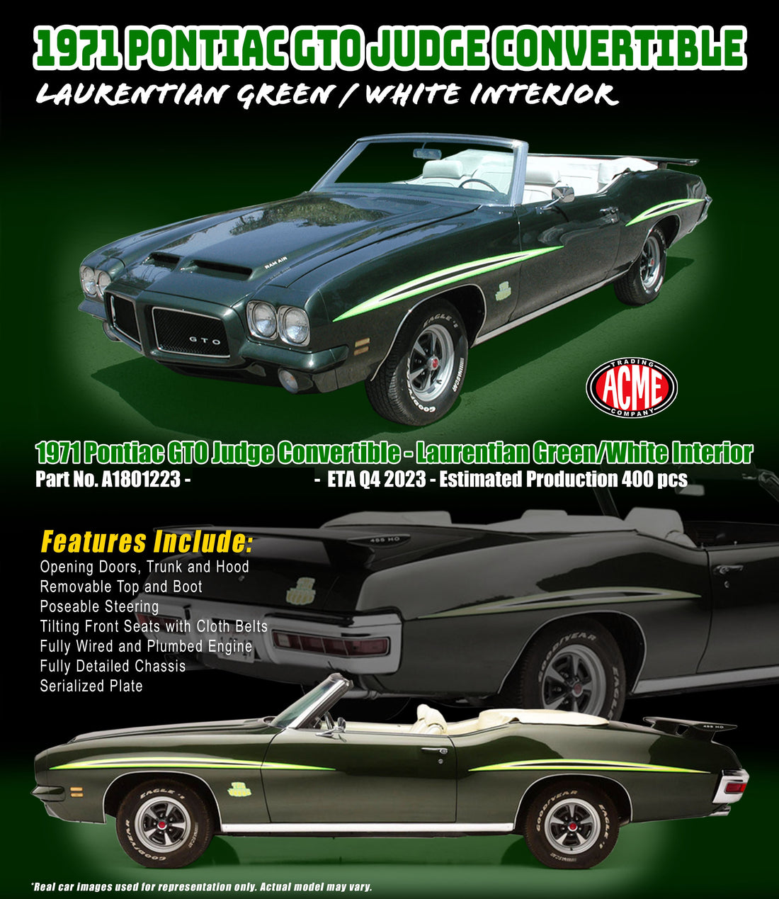Pontiac GTO Judge 1971 Convertible (Hiver 23-24)