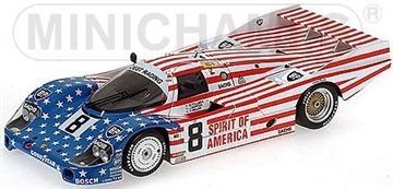 Porsche 956L 1986 &quot;Stars &amp; Stripes&quot; *légères fissures dans finition*