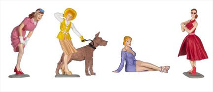 Set of 4 Figure Vintage Vixens