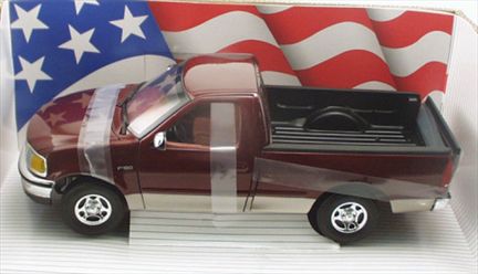 FORD F-150 d 1997 F150 Pick Up vert métal 1/18 AMERICAN MUSCLE ERTL voiture mini FORD F-150 d 1997 F150 Pick Up vert métal 1/18 AMERICAN MUSCLE ERTL voiture mini
