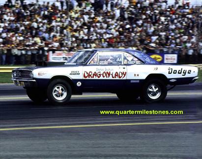 Dodge Dart Super Stock 1968 "Drag-On-Lady" Shirley Shahan