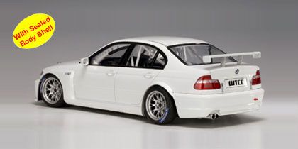 BMW WTCC E46 320iプレーンホワイトボディ1/18 BMW 320i 2005 E46 WTCC レース・オブ・フランス ウィナー