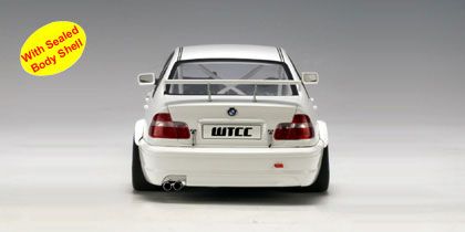 Autoart 1/18 BMW 320i E46 WTCC 2005 – #1 A.Priaulx, Diecast, Occasion