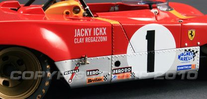 Ferrari 312PB 1972 Monza 1000 KM Winner