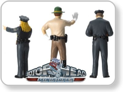 Ensemble de 3 Figurines De Police (Sécurité)