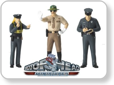Ensemble de 3 Figurines De Police (Sécurité)