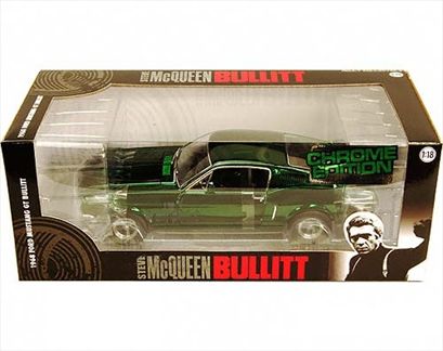 Ford Mustang 1968 "Bullitt" (Green Chrome)* see note