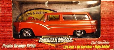 1955 Ford Long Roof Station Wagon "Posies Orange Krisp" 