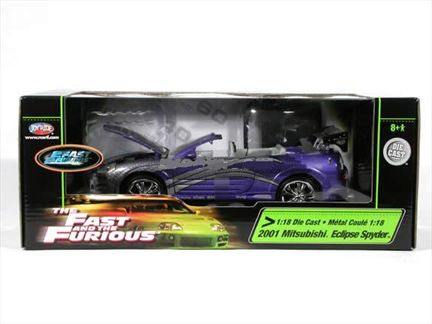 【希少】FAST&FURIOUS Eclipce Spyder 1/18 Joy Ride Fast and Furious Mitsubishi Eclipse Spyder 1/18