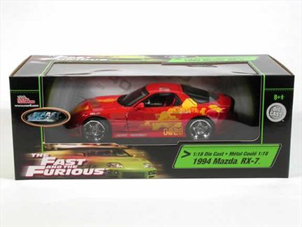 Jada Toys Fast & Furious: Dom's Mazda RX-7 1/24 Scale | eBay