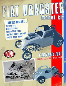 Fiat Dragster "Model Kit" Metal body