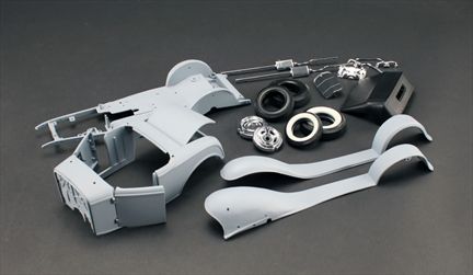 Fiat Dragster "Model Kit" Metal body