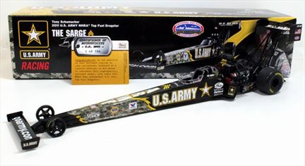 Tony Schumacher "US Army" NHRA Top Fuel Dragster 2011